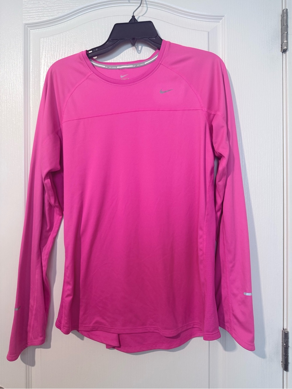 Nike Women's Long Sleeve Swim Shirt - Hot Pink